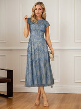 A-Line Scoop Floor Length Mother of the Bride Dress